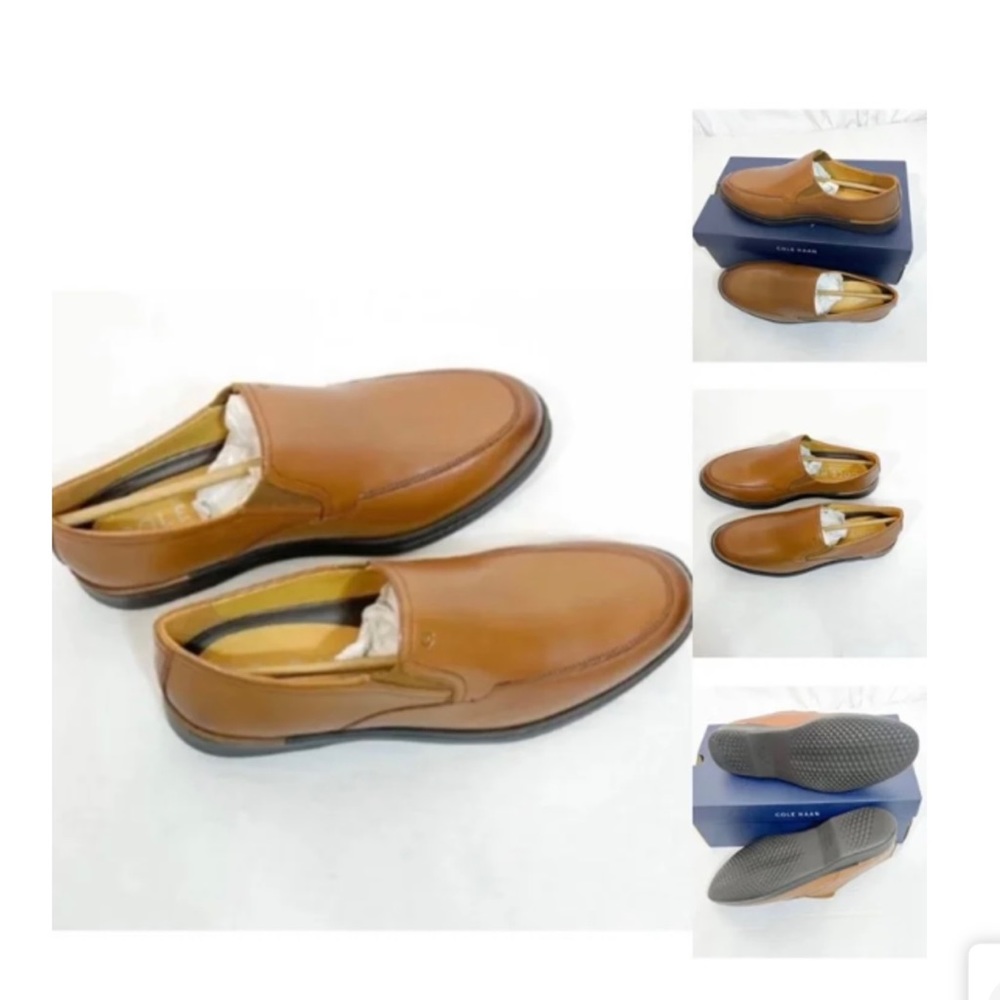 Cole Haan Nike Comfort NWB 9.5M British Tan Leather Loafer - Picture 3 of 5